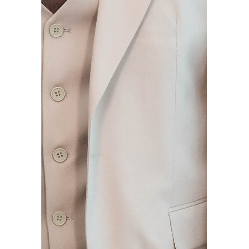 Plain Slim Fit Light Brown Men Suit- Chadrobe