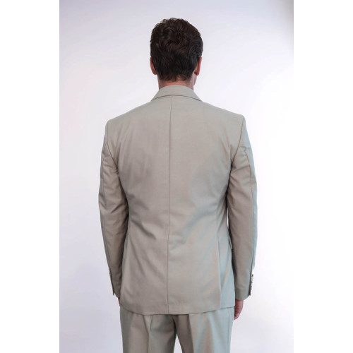 Plain Slim Fit Light Brown Men Suit- Chadrobe