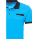 Polo Neck T-Shirt | Turquoise